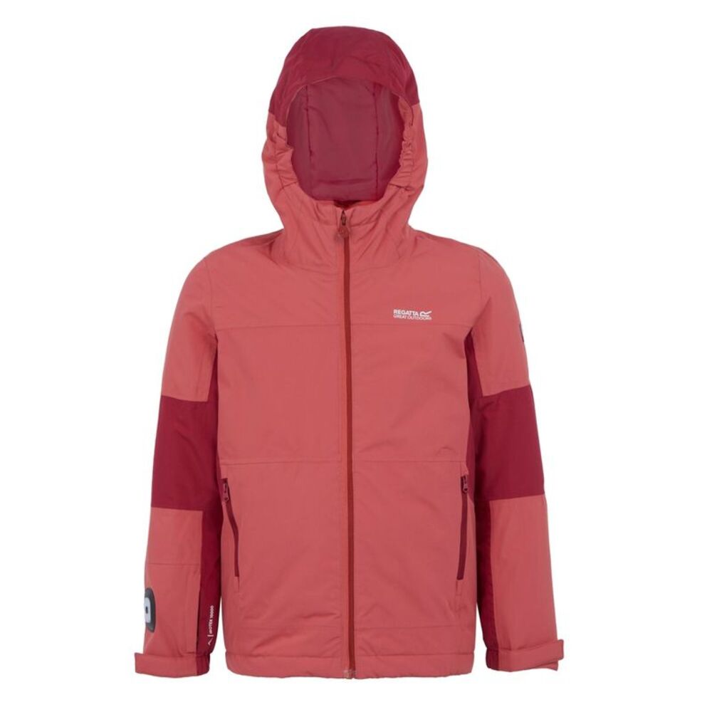 Regatta Childrens/Kids Beamz IV Waterproof Jacket / Mineral Red/Rumba Red